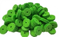 5.5mm Front Rail Washers APPLE GREEN Baize 20mm +SALE+